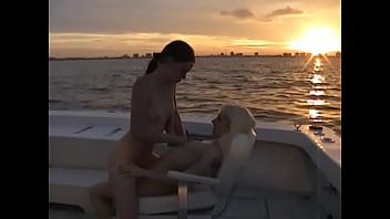 Preview 2 of Mom And Daughter Sex Withctric - Two amazing whores having romantic sunset lesbian sex