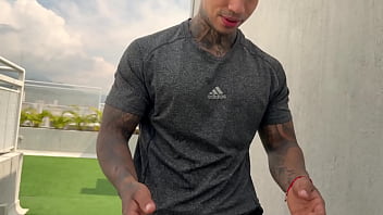 Preview 2 of Torrent Porn Games - Muscular coach fucks his student outdoors