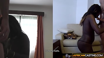 Preview 3 of Ava Addamjs - Ebony model deep throat producer for gig