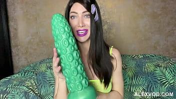 Preview 2 of Rad Wa - HOTKINKYJO JUMP ON HUGE DILDO FROM SINNOVATOR &amp_ ANAL PROLAPSE