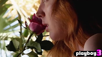 Preview 2 of Xxxxxx M5 - Sexy redhead MILF Erna Ohara exposed her hairy pussy after hot striptease