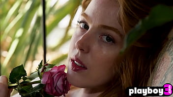 Preview 3 of Xxxxxx M5 - Sexy redhead MILF Erna Ohara exposed her hairy pussy after hot striptease