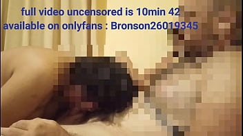 Preview 2 of Motfrench Japn - Threesome with my 2 mature asian