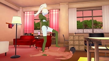 Preview 1 of Pakistani Sexy Aunty Stylish - Dragon Ball - Vados footjob and feet licking clip - DBS