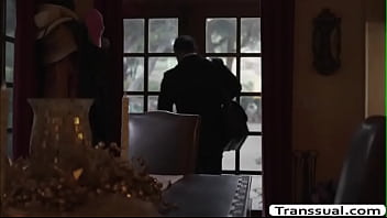 Preview 1 of Sexy Indian Bhabies - Curvy TS analed by stepdad on her birthday