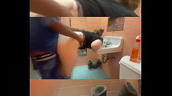 Preview 4 of Kidnap Indonesia Rap - Fast food manager gets smashed in the bathroom