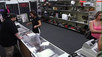 Preview 1 of Xnxx Algeria - Pawnshop amateur riding store manager for a better deal
