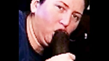 Preview 1 of Momyouner Sunsex - Succulent Samantha swallowing a black cock