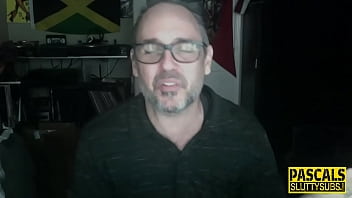 Preview 1 of Gay Eating Straight Cum2 - Real bdsm milf gets pussy toyed