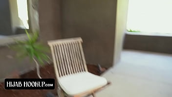 Preview 1 of Fucking Blindfolded Sister - Middle Eastern Cutie Angeline Red Is Ready To Go All The Way With Her Boyfriend &amp_ Jumps On His Cock