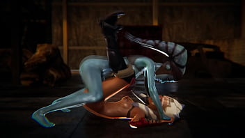 Preview 4 of Japanese Rape After School - Ahsoka Tano gets creampied by Futa Aayla Secura - Star Wars Inspired 3D Porn