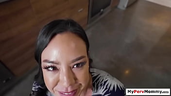 Preview 3 of Busty Wife Forced Gangbanged - Stepmom blowjobs then fucked by stepson