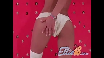 Preview 3 of Bret Myles - Sexy Teen Ellie 18 is rubbing her pussy