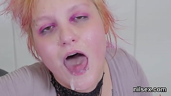 Preview 2 of Nacho Throat - Randy girl was taken in anal hole loony bin for awkward treatment