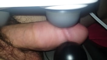 Preview 2 of Glass Girls Bed - Vibrators make my dick jiggle in pleasure.