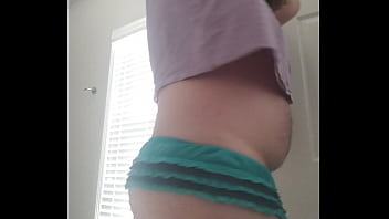 Preview 1 of Wwwxxx Ug - Chubby boy with clamps tugs on his cock and nipples