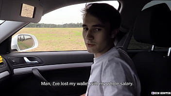 Preview 1 of Xb Porn - A Hot Dude Gets A Lot Of Money For Getting His Asshole Fucked In The Woods - Czech Hunter 560