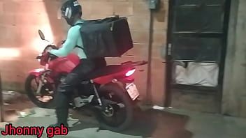 Preview 1 of Sanelanon Xxx - Entregar do iFood iFoodi Agatha kent Jhonny gab