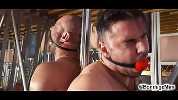 Preview 3 of Cum Alon - Victor and Peter ballgagged