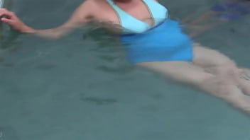 Preview 3 of Vodka Shots - Initial video - My hot wife,  Latin mother shows off on the beach and puts many hard cocks,  excited she goes to the apartment and masturbates in front of the hotel owner,  she asks him to fuck her hard in the ass,  cuckold husband