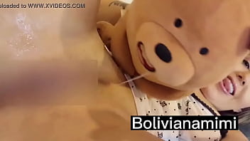 Preview 4 of Slow Teen Blowjob - No se q paso... mi conchita se mojo solita  Video completo en mis plataformas: Bolivianamimi.fans