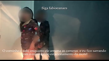 Preview 2 of Hard Facefuck Anal - Sensual. Sarro da Hotwife safada com o comedor neg&atilde_o dotado na garagem enquanto o corninho prepara o quarto de motel para eu dar gostoso.