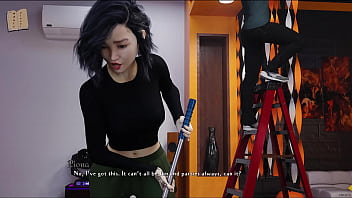 Preview 4 of Son Help Mom Sguriting - Being A Dik 267 (Chick Route)