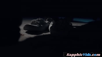 Preview 1 of Busty Asian Stripper - Flexible dyke seduces girlfriend with oralsex and fingering