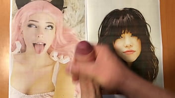 Preview 2 of Lekimej55 - Cumshot Tribute Championship 13 - Belle Delphin vs Carly Rae Jepsen
