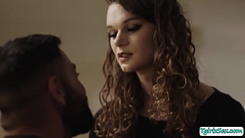 Preview 2 of Mild Pays With Sex - Stepdad analed his curly haired TS stepteen