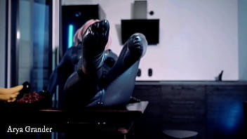 Preview 4 of Xxsvdo Com - latex rubber catsuit tease fetish video (Arya Grander)