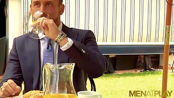 Preview 1 of Kajol Agawal Xxx Video Hd - MENATPLAY Suited Men Logan Moore And Massimo Piano Anal Bang
