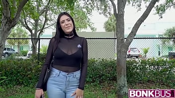 Preview 1 of Eichelmassage - Selene Sinclair Her Fake Fuck Date In Bus