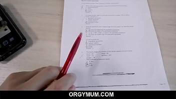 Preview 3 of Mantel Sis - Hot MILF Step Mom Fucked By Step Son After Striking Deal With Him About Test POV - Lexi Luna