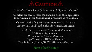 Preview 1 of Colage Gf - Skinny cyberpunk slut pleases an unversed young client [Trailer]