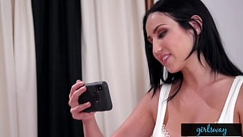 Preview 1 of Red Wap Hits - GIRLSWAY Alina Lopez&#039_s Wet Challenges With Her LONG Tongue
