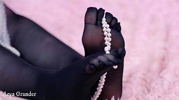 Preview 3 of Desi Indin Gujrati Sex Video - Five fingers pantyhose nylon foot fetish (Arya Grander)