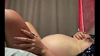 Preview 2 of Cab Boobs - Sex with a pregnant woman in a missionary