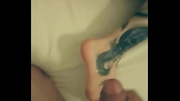Preview 2 of Bhabhi Kind Chudai - Finishing on my girlfriend&#039_s feet