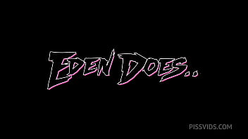 Preview 1 of Illicit Intimact - Eden does.. Anna de Ville w Fisting   Pee! Feed these hungry holes!!! ED001