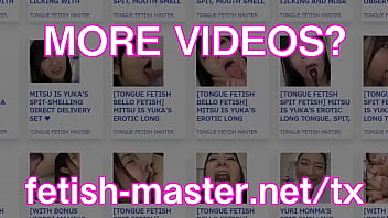 Preview 4 of Sexy Shemale Seduction - Japanese Asian Tongue Spit Face Nose Licking Sucking Kissing Handjob Fetish - More at fetish-master.net