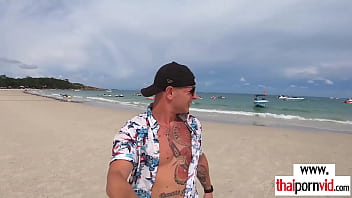 Preview 1 of Pashto Fat Girl Fuck - Busty amateur Thai teen Polly choose a unique way to say goodbye to her BF