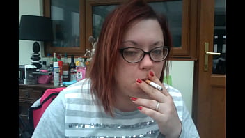 Preview 1 of Lesbian Face Chatting - First Fags Of The Morning With BBW Tina Snua - Coughing Fetish