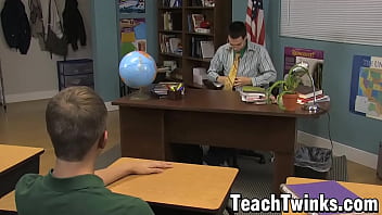 Preview 1 of Man Vs Animal Porn Sex - Teacher Patrick Kennedy anal fucks submissive twink JT Wreck