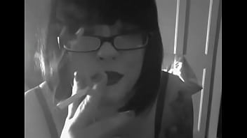 Preview 1 of Caut On - BBW Mistress Tina Snua Chain Smoking &amp_ Stripping