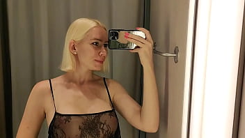 Preview 1 of Phim Set Me Oi Con Muon - Risky Masturbation In The Fitting Room. What Happens If I Get Caught Public Dildo Fucking