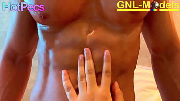 Preview 3 of Puff Nutte - Hot Muscle Asian guy getting nipple played and edged!