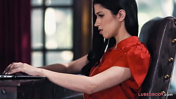 Preview 2 of New Hollywood Sexy Hindi Movie - Interracial lesbian couple having sex in secret - Alex Coal and Jezabel Vessir