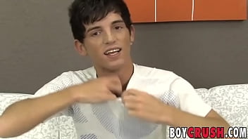 Preview 2 of Porn 18 Years Old - Adorable twink Tyson Corrigan masturbates after an interview