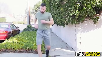 Preview 1 of Sissy Boy Sex - Bridgette B In Anal to Busty Jogger